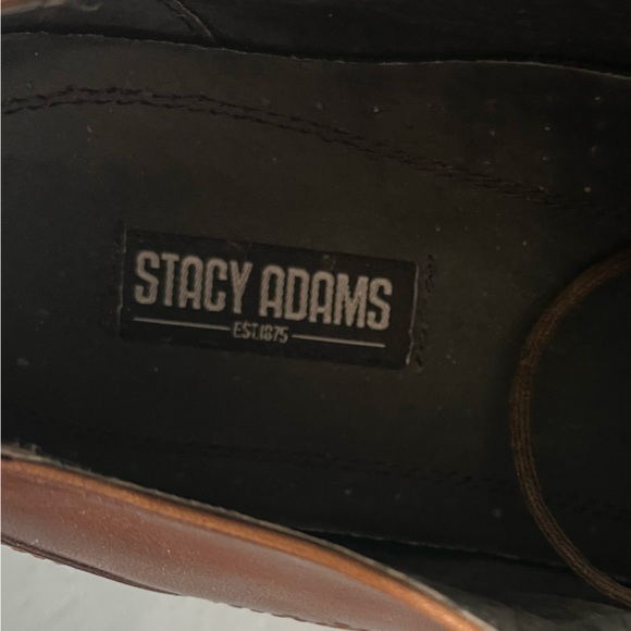 Stacy Adams Tan Leather Oxfords - Picture 2 of 6